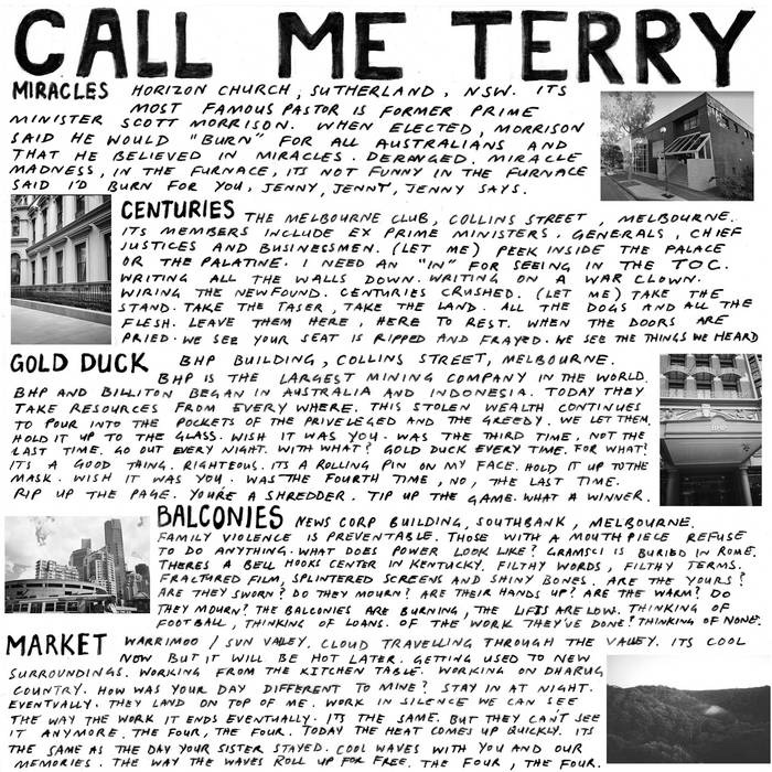 オーストラリア/メルボルンのインディー・ロック・バンド、Terry がニュー・アルバム “Call Me Terry” を4/14にリリース。