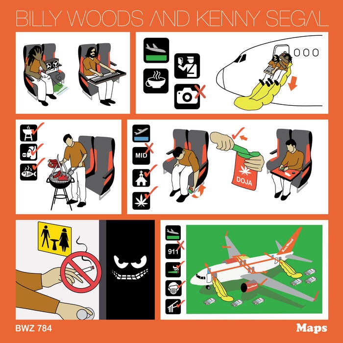 billy woodsとKenny Segalのコラボレーション・アルバム”Maps”が5/5にリリース。